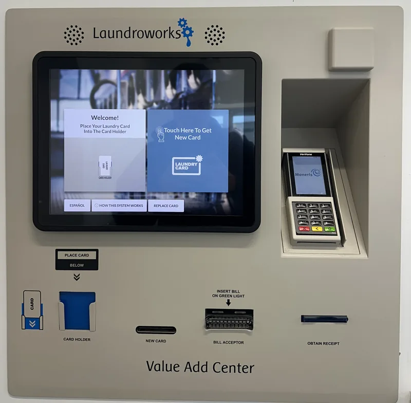 Value Add Center card kiosk