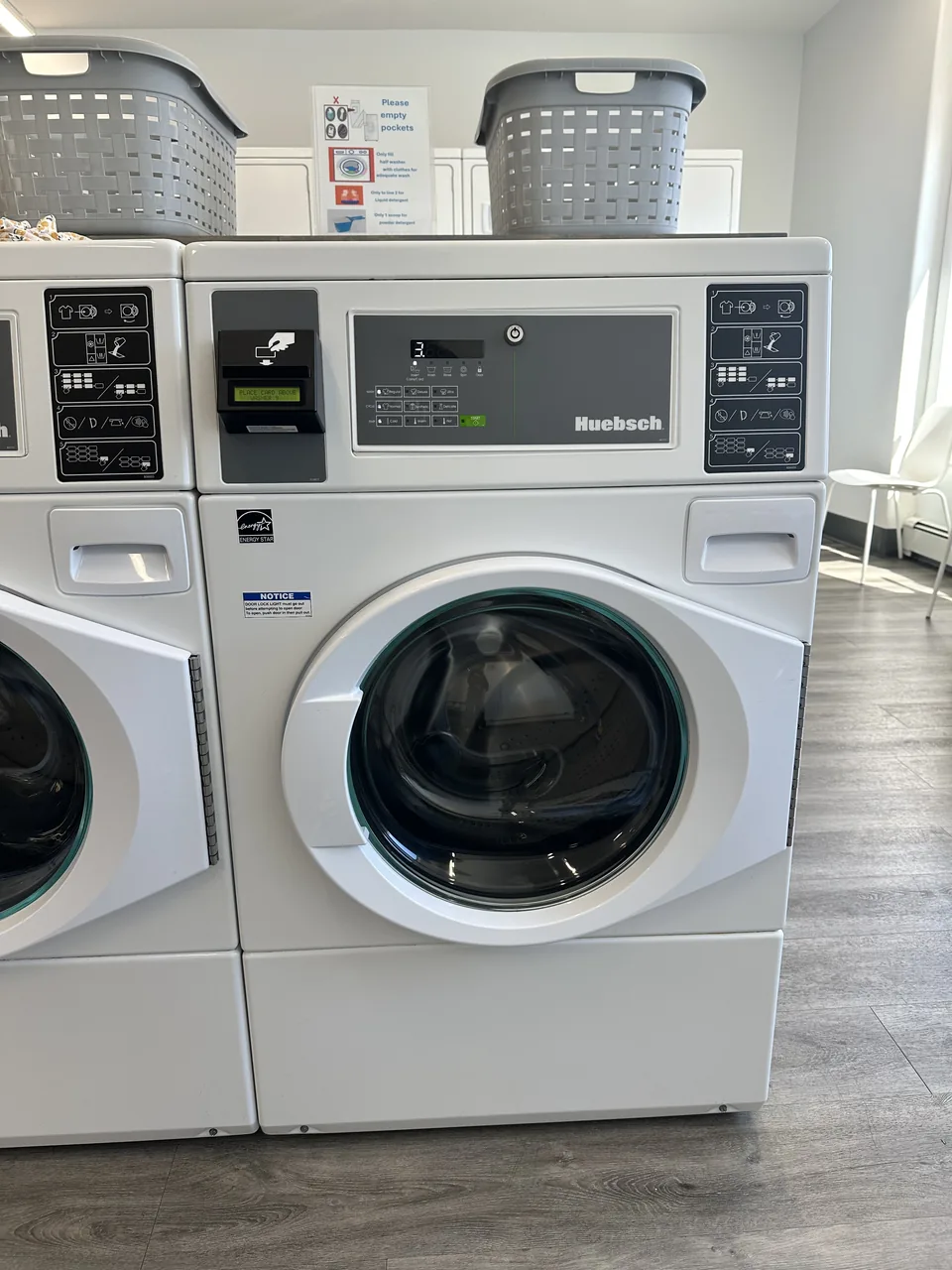 Standard washers at Spin-It Laundromat